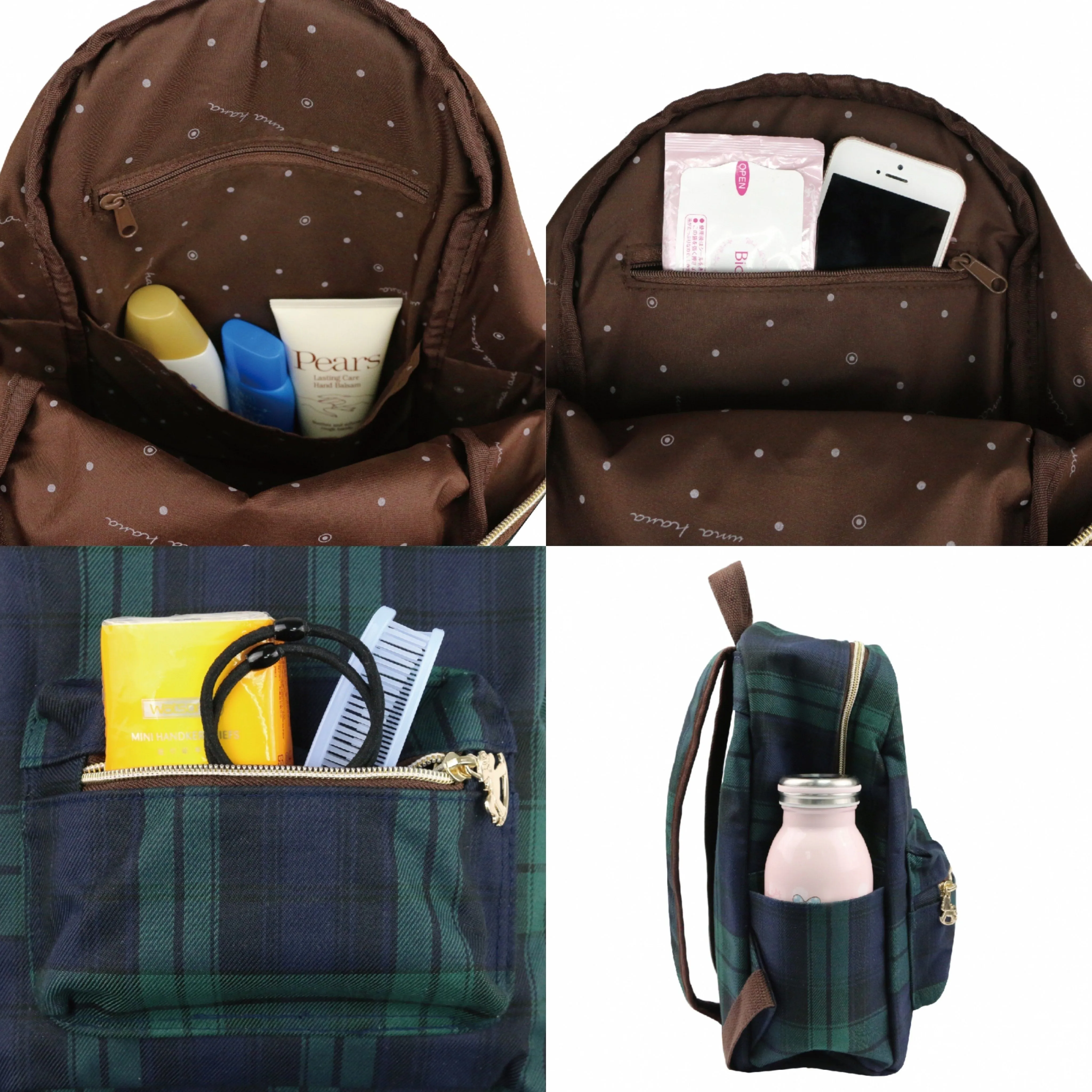 Pink Cactus Small Backpack