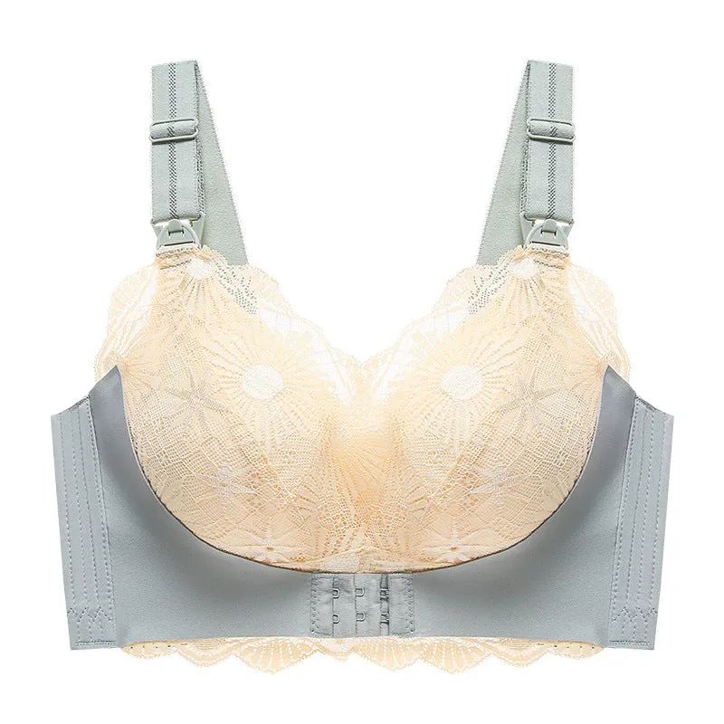Pregnant women's nursing underwear thin anti-sagging and outward expansion pregnancy period postpartum breastfeeding special comfortable and convenient bra