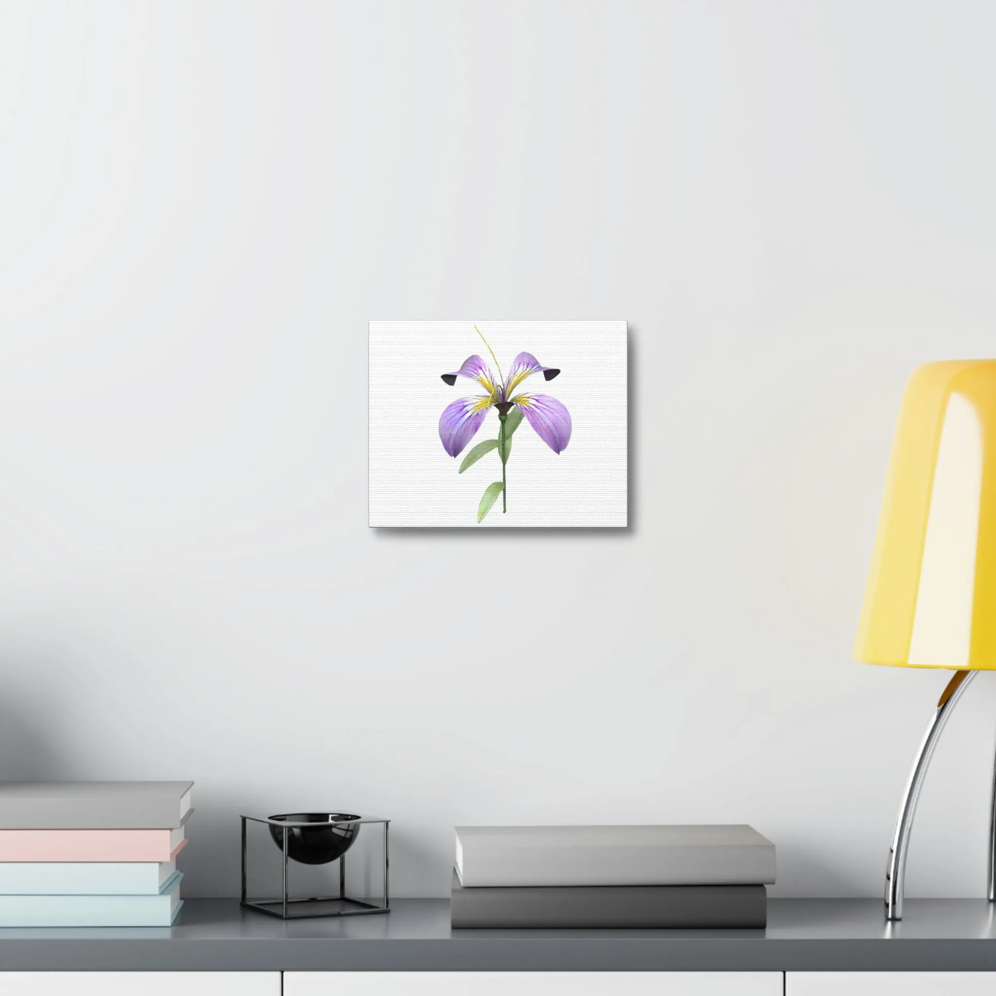Purple Flower Stretched Canvas