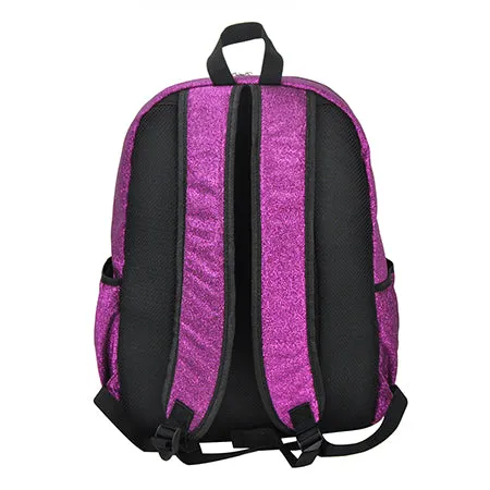 Purple NGIL Premium Large Glitter Canvas Backpack