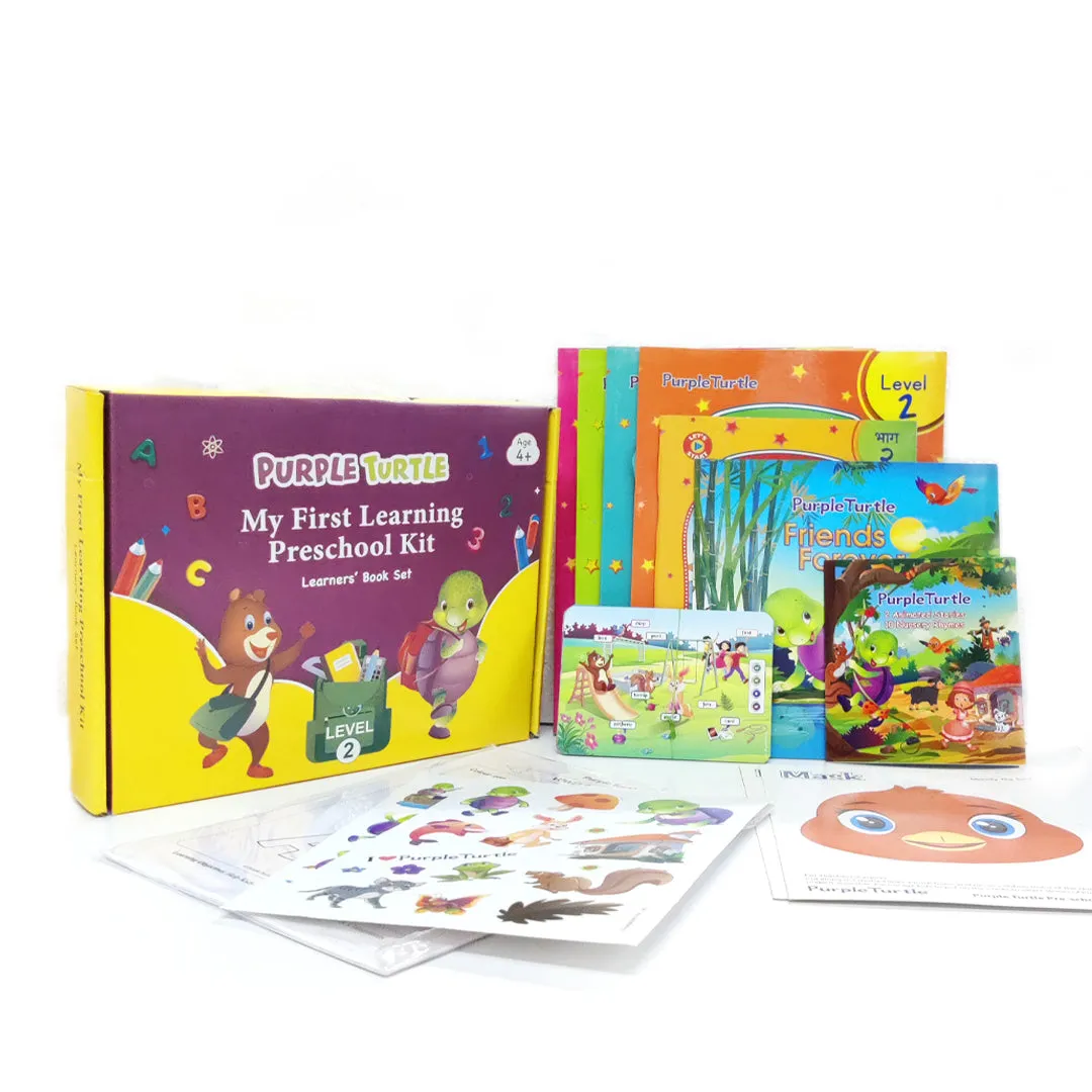 Purple Turtle Preschool Kit Level 2 For LKG Kids