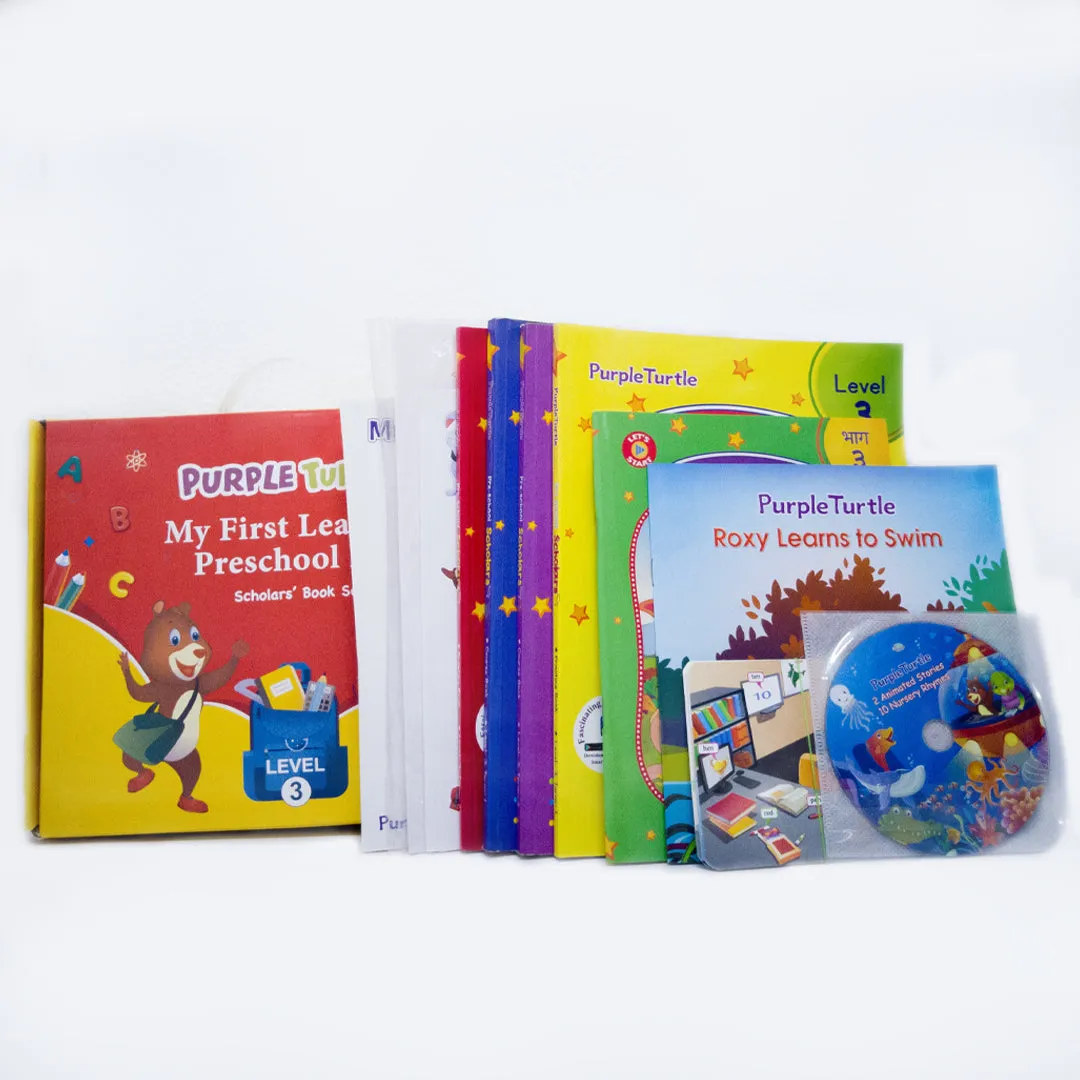 Purple Turtle Preschool Kit Level 3 For UKG Kids