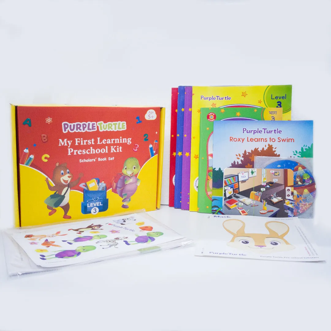 Purple Turtle Preschool Kit Level 3 For UKG Kids