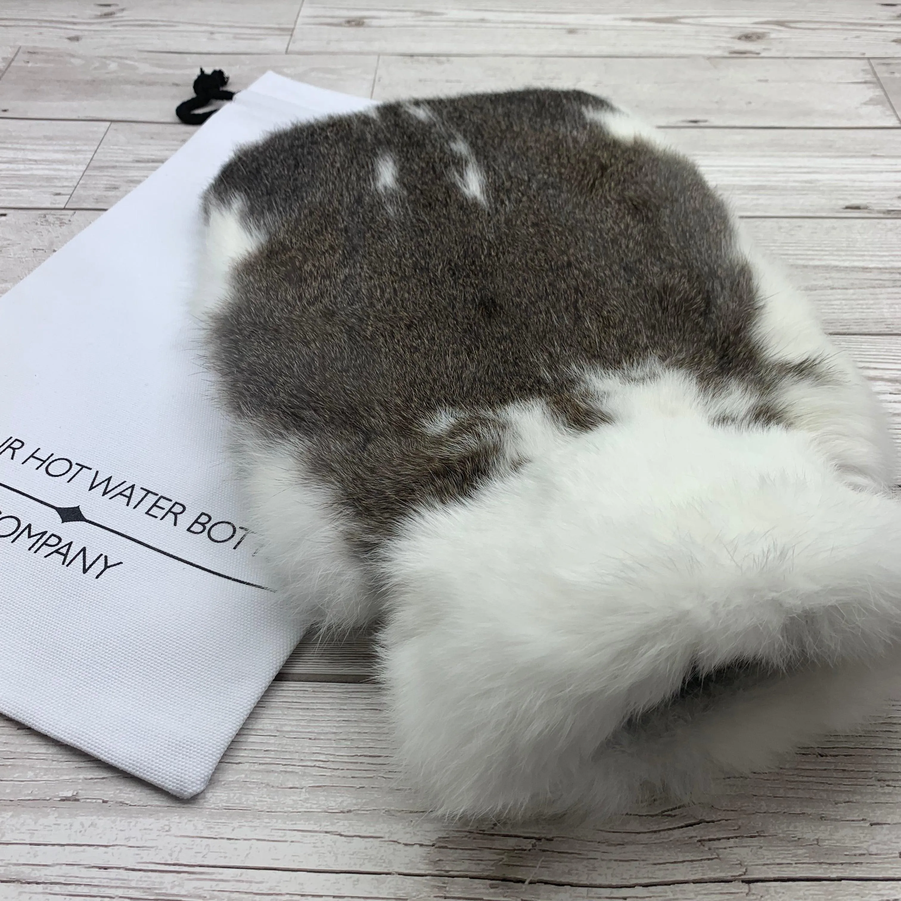 Rabbit Fur Luxury Hot Water Bottle | Free luxury gift box