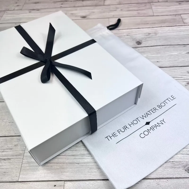 Rabbit Fur Luxury Hot Water Bottle | Free luxury gift box