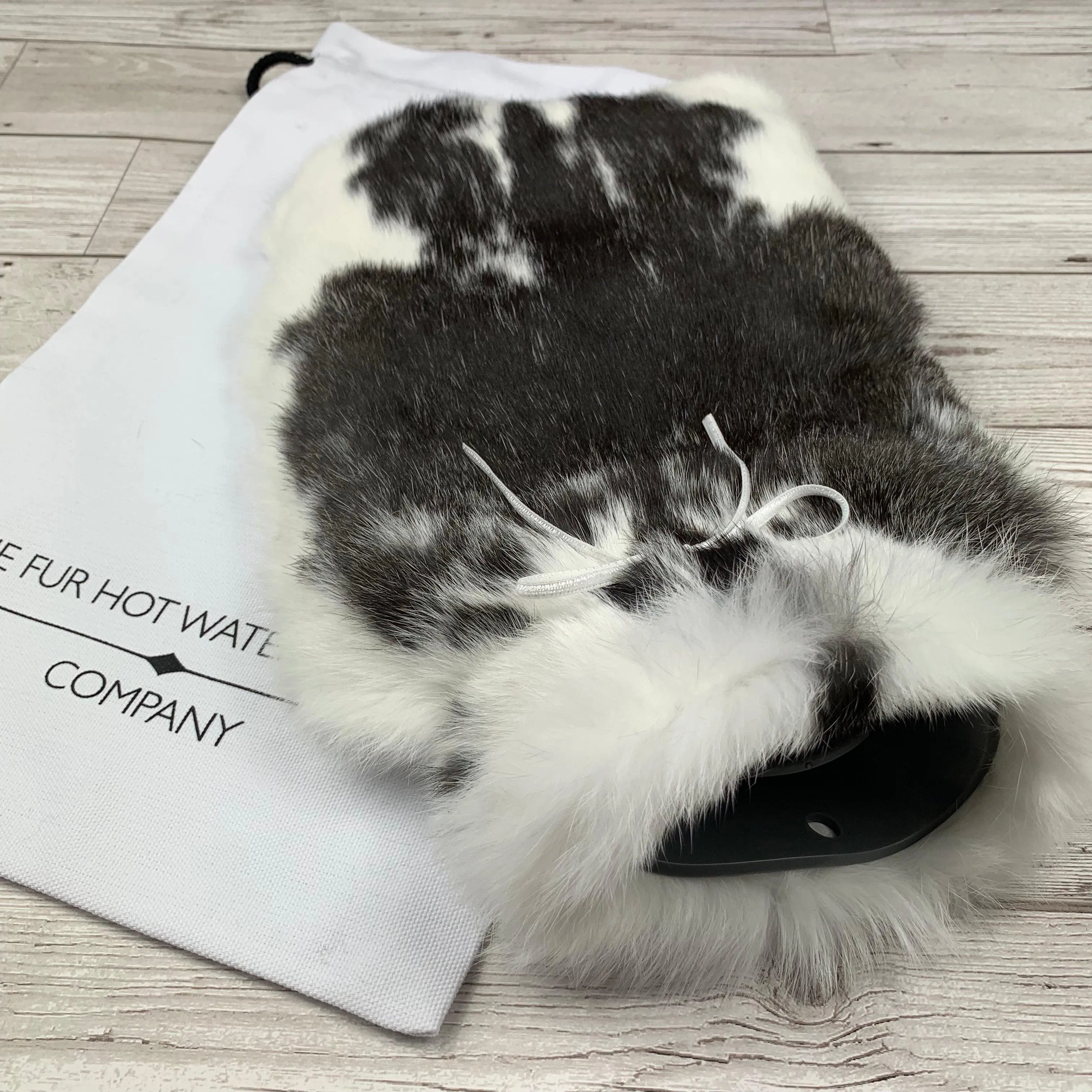 Rabbit Fur Luxury Hot Water Bottle | Furry Hot Water Bottle by The Fur Hot Water Bottle Company