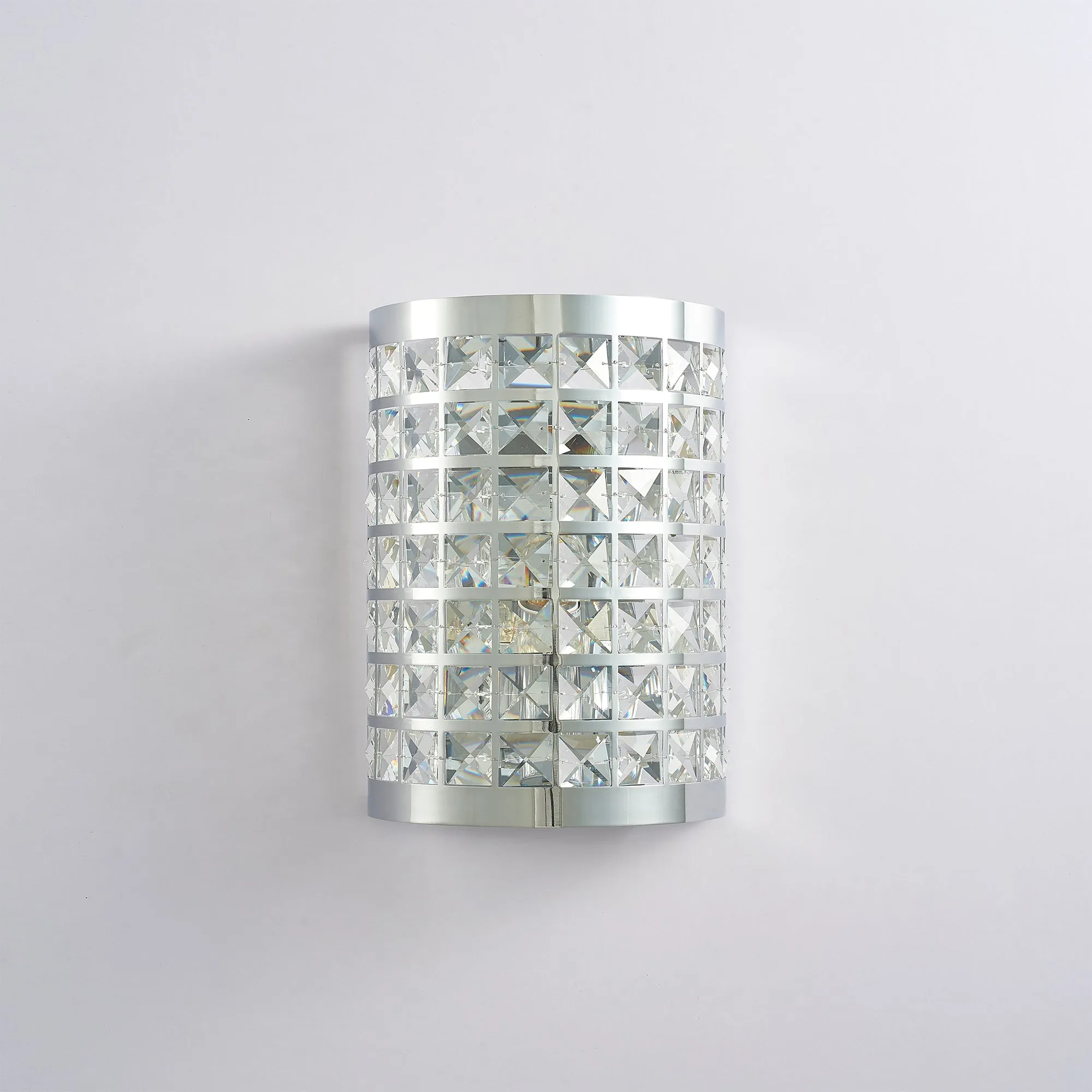 Rene Collection  Metal & Crystal Sconce Lights