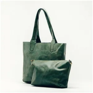 Retro Style Ladies Handbag in Sage Green