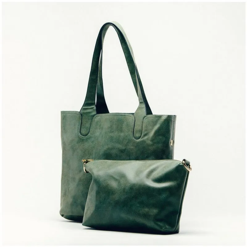 Retro Style Ladies Handbag in Sage Green