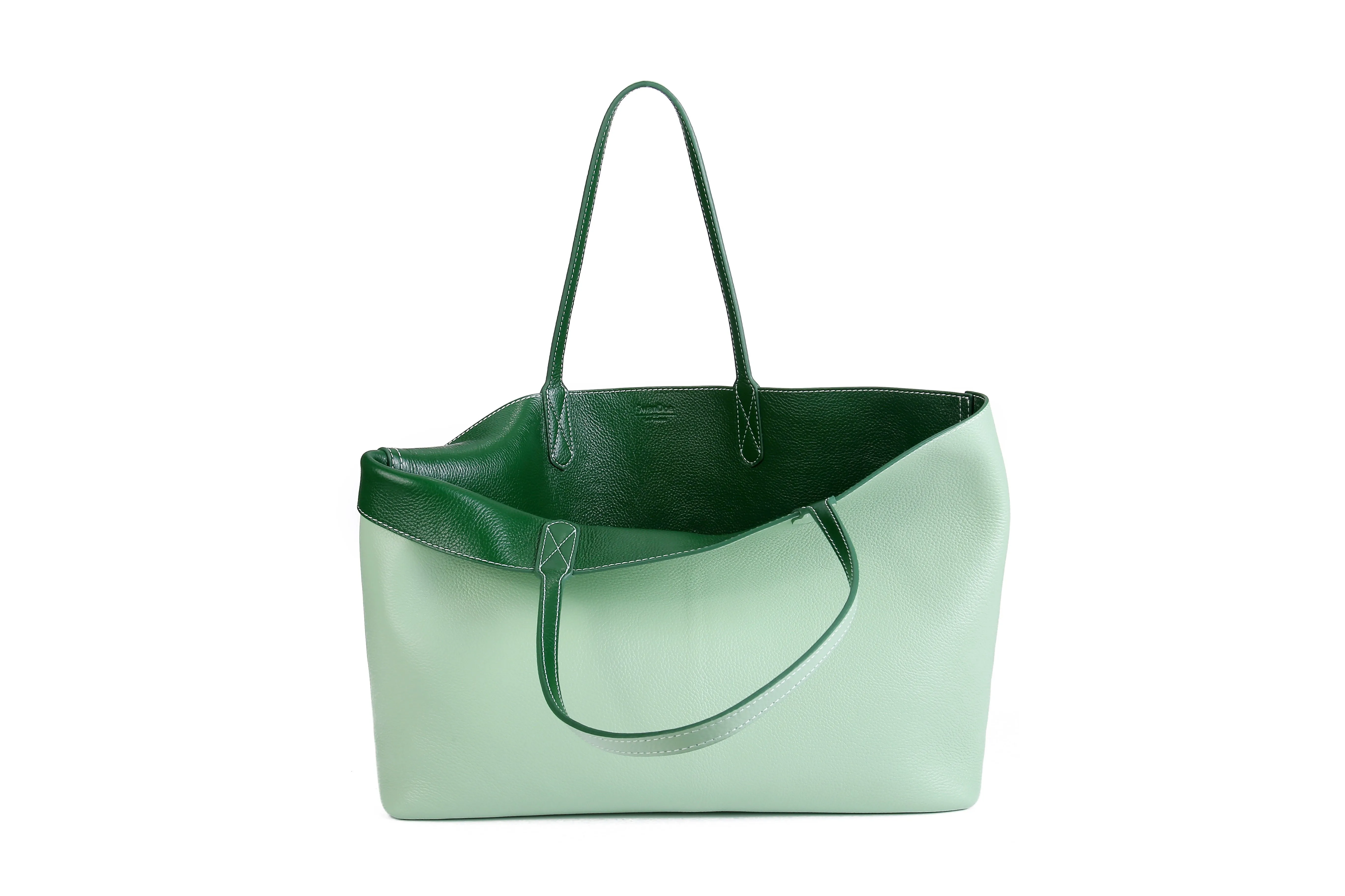 Reversible Travel Tote - Emerald