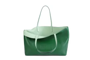 Reversible Travel Tote - Emerald