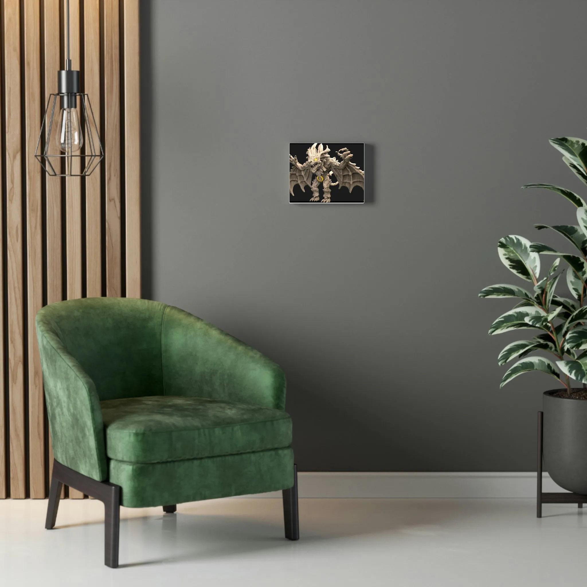 Rock Creature Stretched Canvas