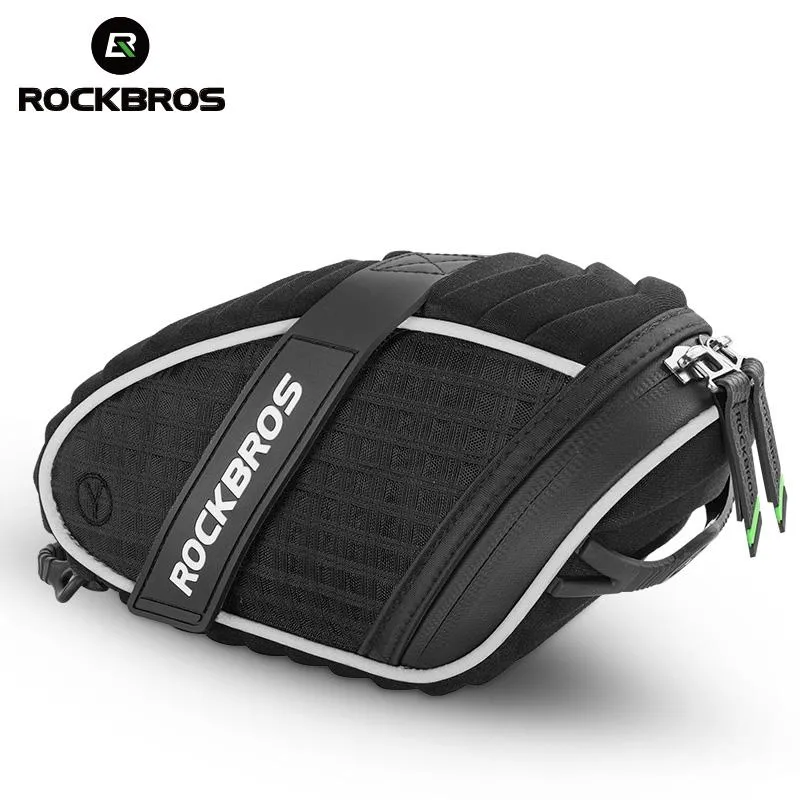 ROCKBROS Bicycle Bag 3D Shell Rainproof Saddle Reflective Bike  Shockproof