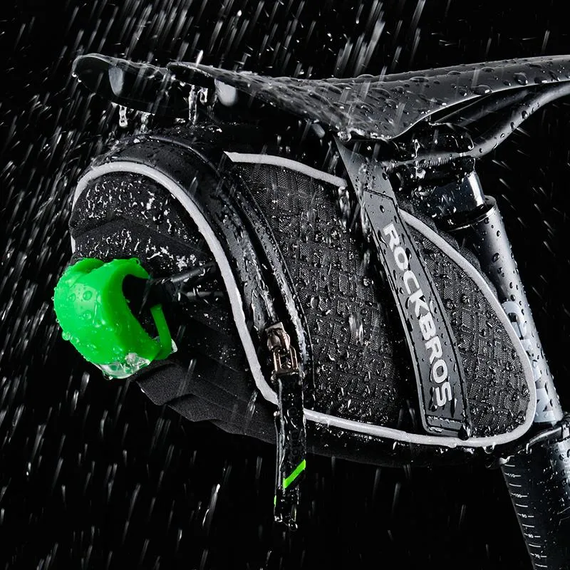 ROCKBROS Bicycle Bag 3D Shell Rainproof Saddle Reflective Bike  Shockproof