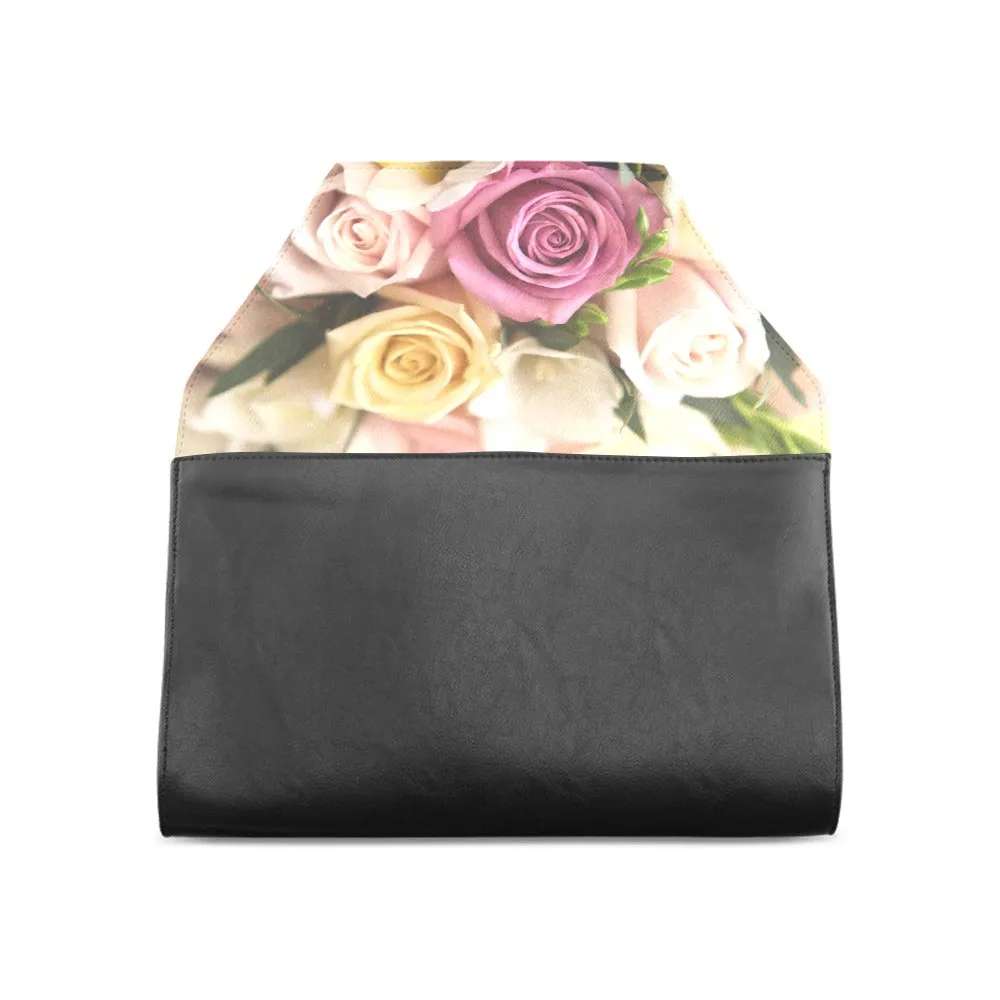 Roses Pastel Clutch Bag