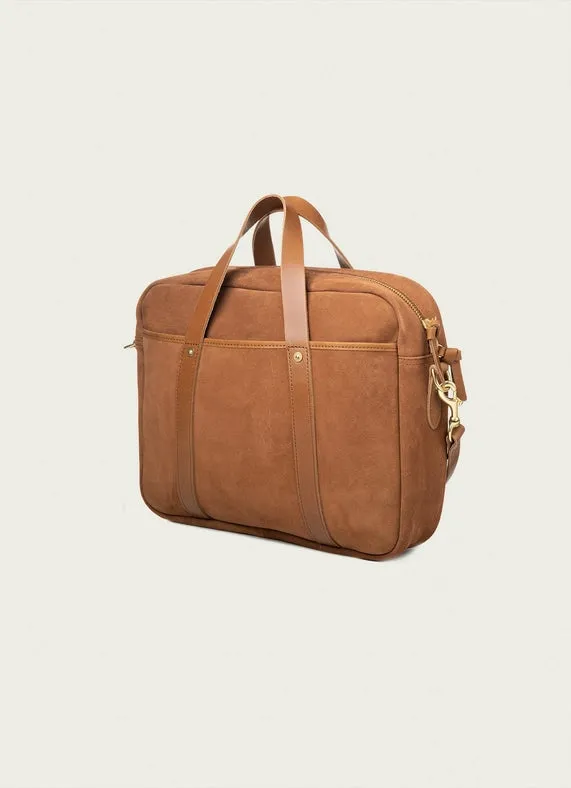 Rough-Out Suede Briefcase