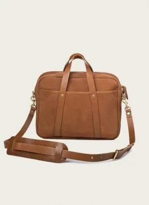 Rough-Out Suede Briefcase