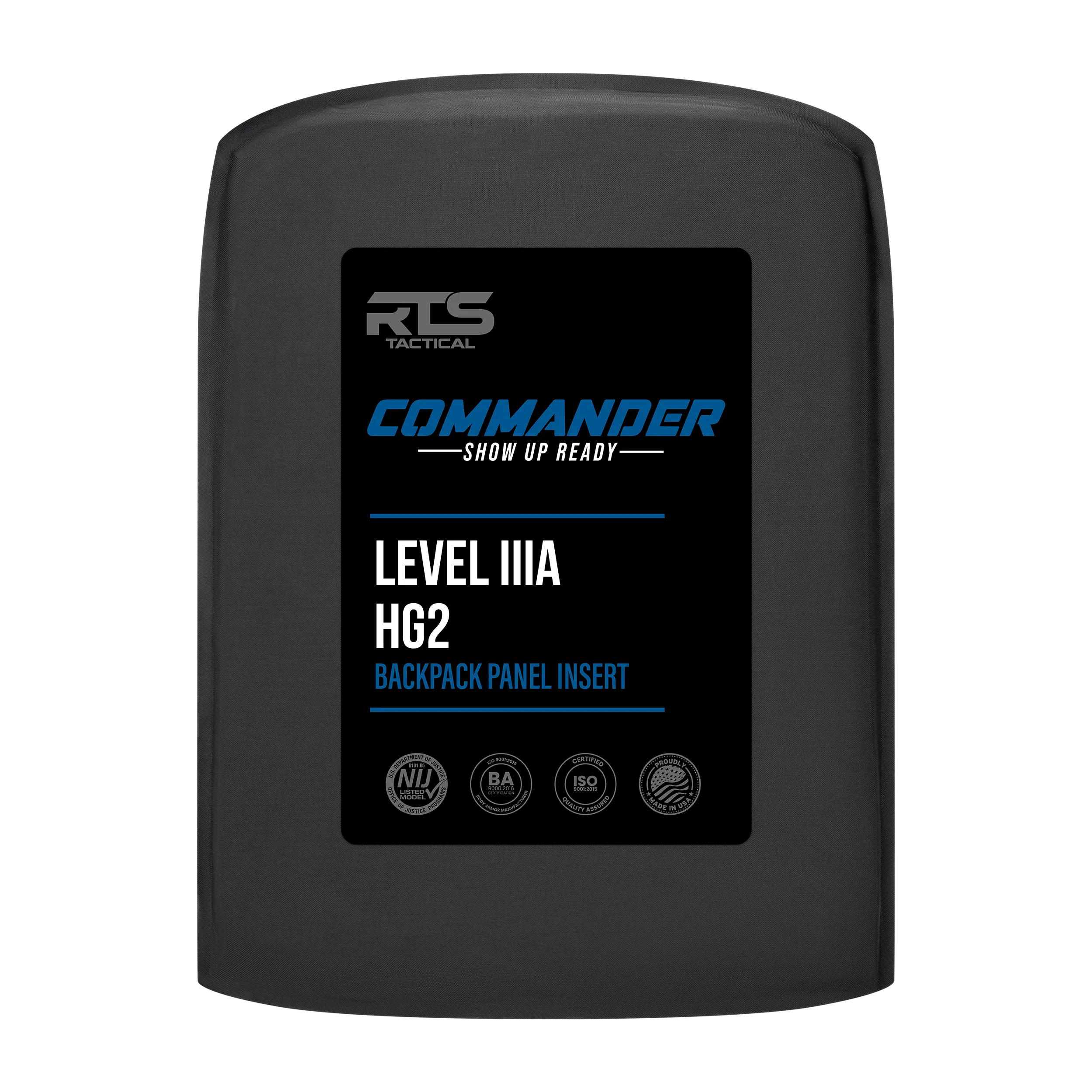 RTS Tactical Commander IIIA HG2 Backpack Panel Insert - 10 X 12