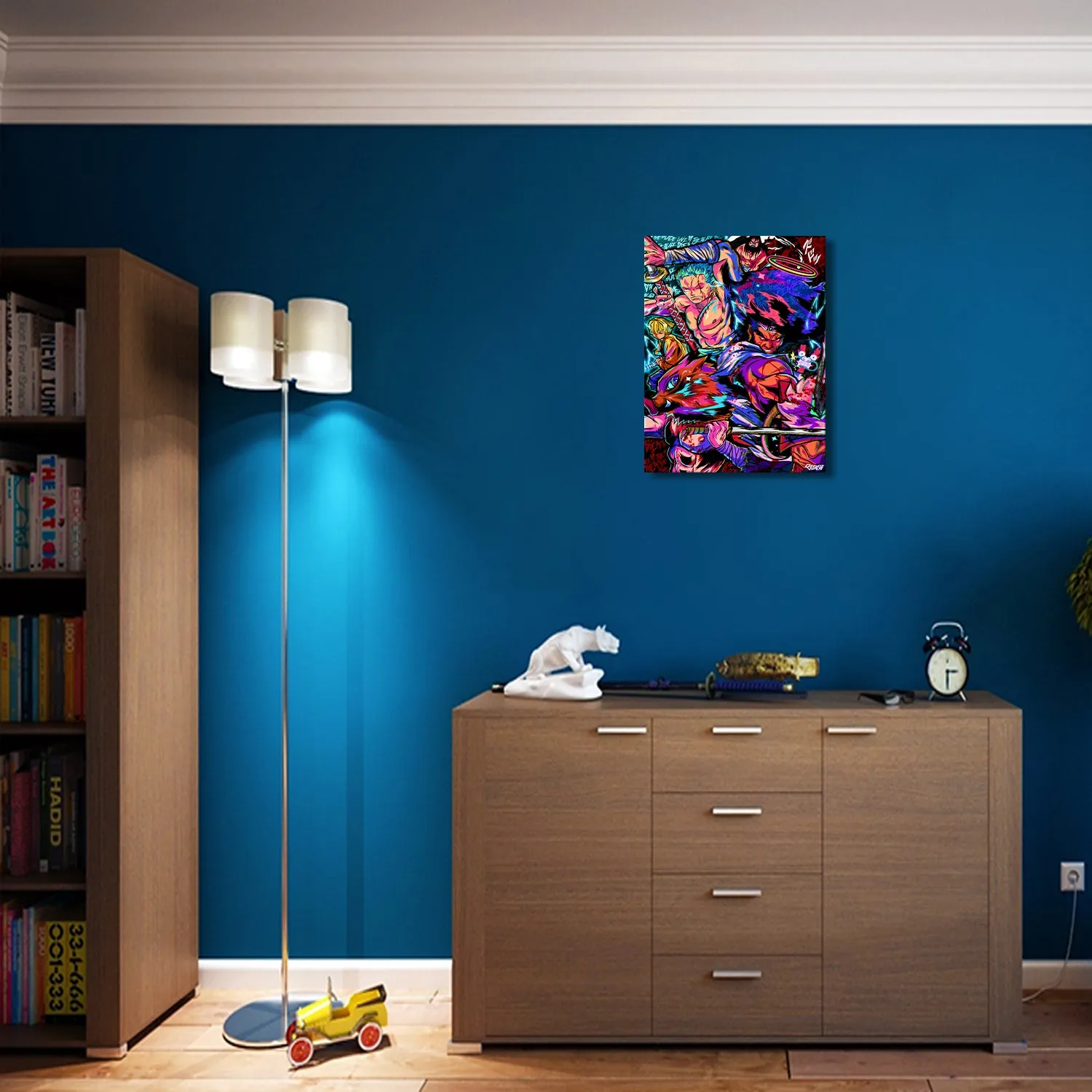 Samurai Reunion Canvas Wall Art
