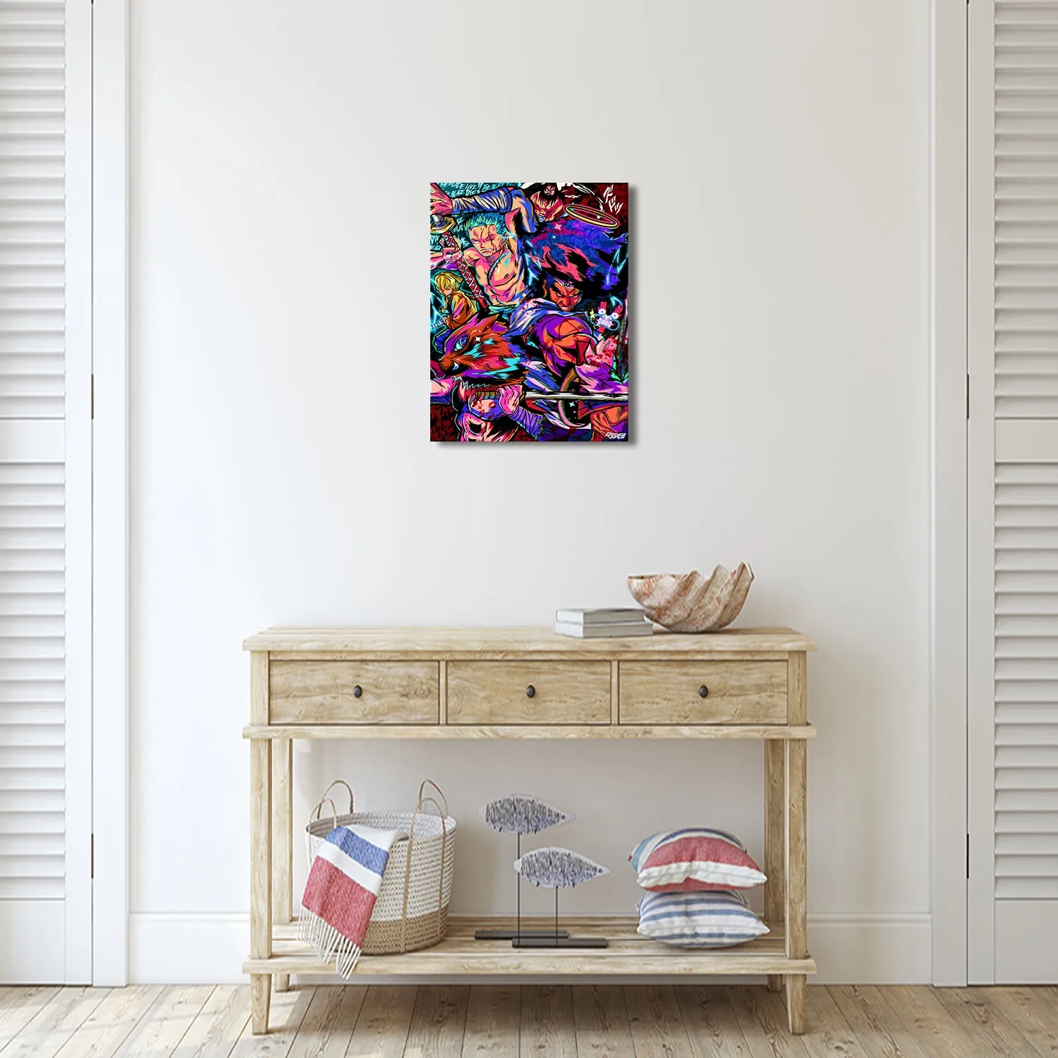 Samurai Reunion Canvas Wall Art