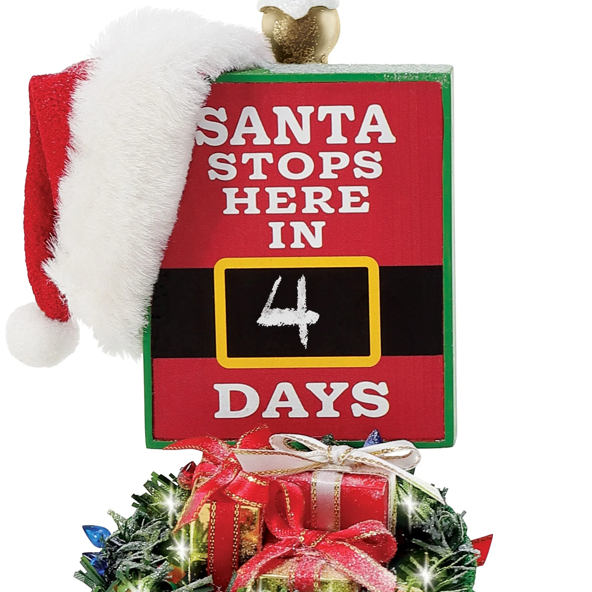 Santa Stops Here Sign