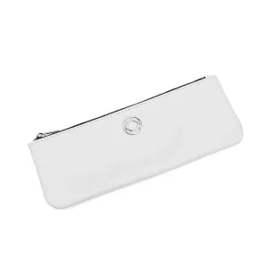 Scotty Pencil Case - White Leather