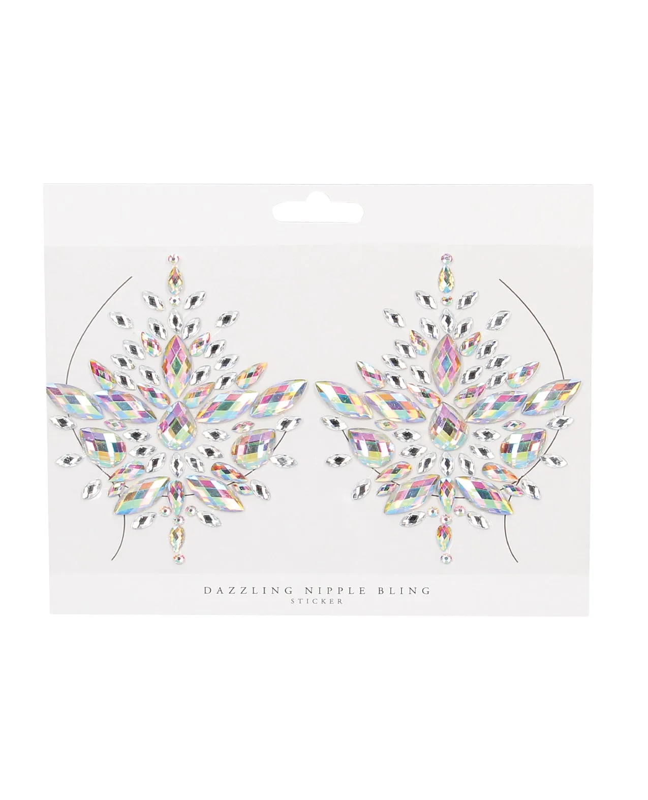 Shots Bliss Dazzling Nipple Bling  Sticker O/S