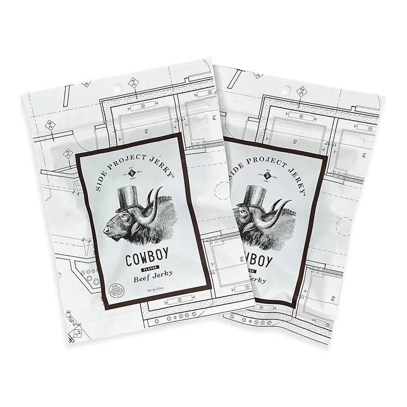 Side Project Jerky -  'Cowboy' Beef Jerky (2OZ)