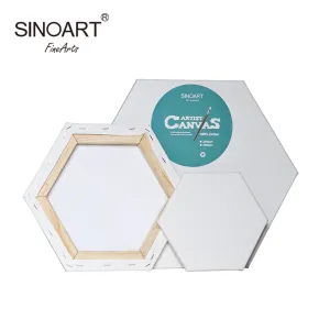 SINOART Hexagonal Stretched Canvas