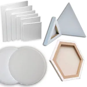 SINOART STRETCHED CANVAS - 100% COTTON 1.5"- 40" X 40"