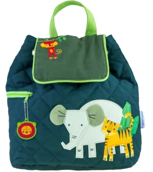 Stephen Joseph Quilted Backpack in New Zoo