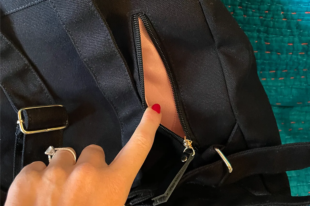 Stitch Backpack - Black