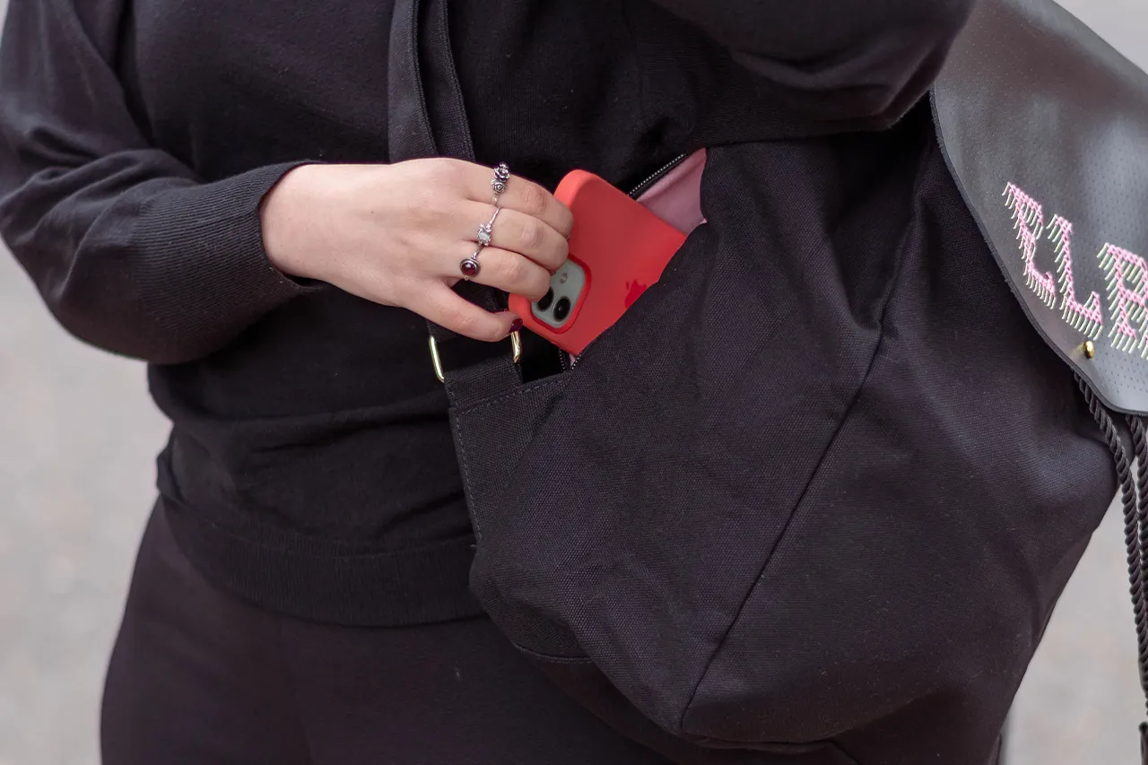 Stitch Backpack - Black