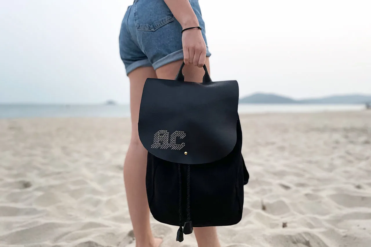Stitch Backpack - Black