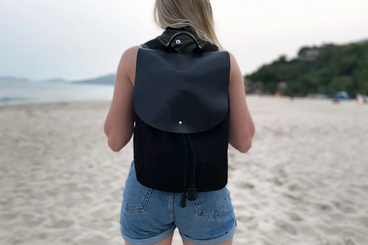 Stitch Backpack - Black