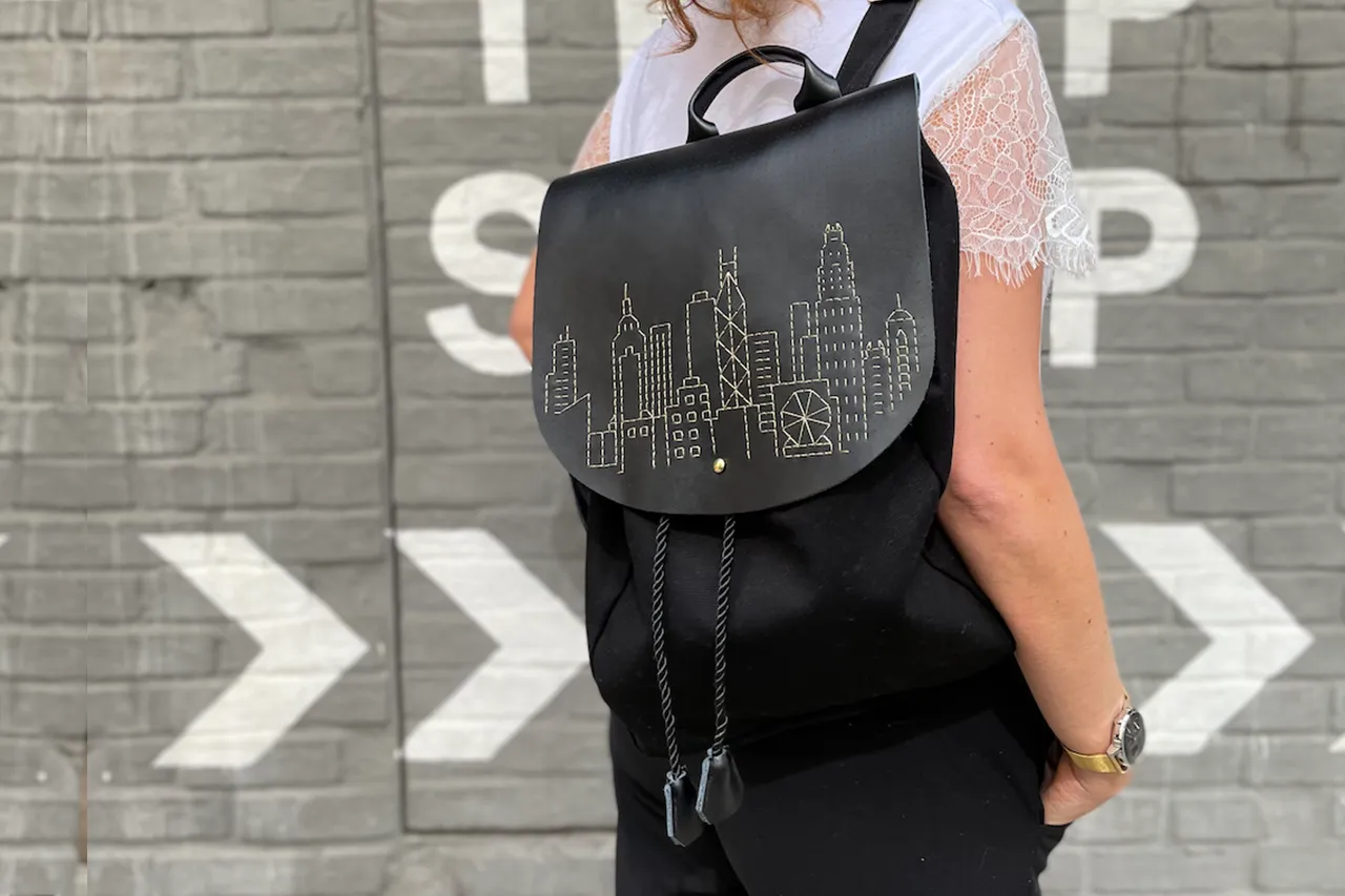 Stitch Backpack - Black