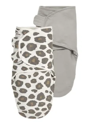 Swaddle Meyco 2pack - Panther/Uni Grey - 0-3m