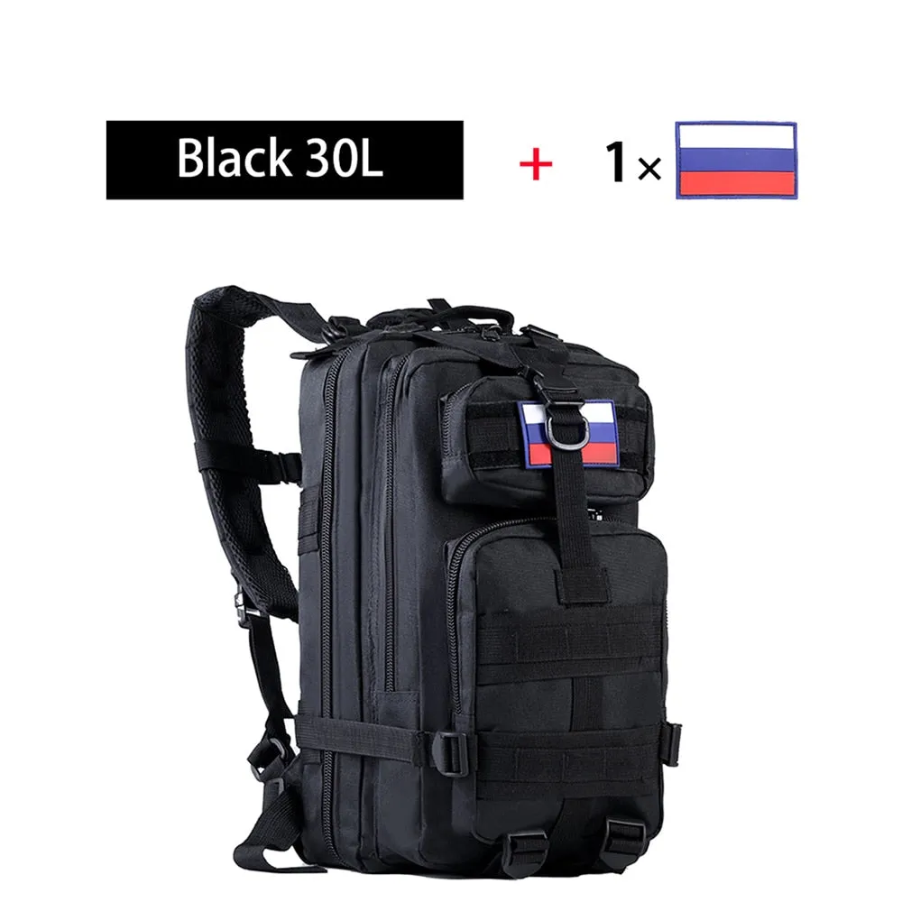 SYZM 50L or 30L Tactical Backpack Nylon Military Backpack Molle Army Knapsack Waterproof Camping Hunting Fishing Trekking Bags
