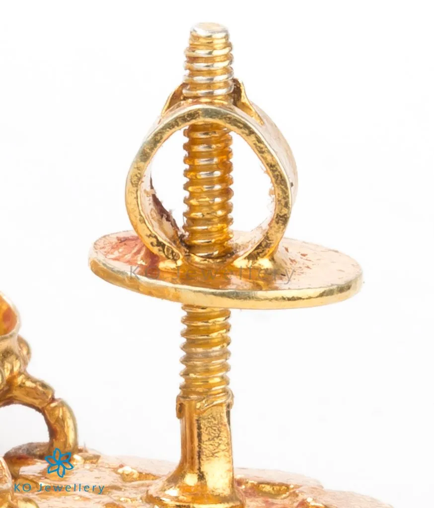 The Ada Silver Jadau Jhumka
