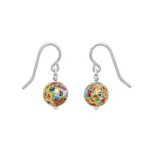 The Kiss Gold Round Earrings