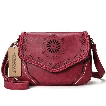 The MIRANDA Classic Floral Style Shoulder Bag