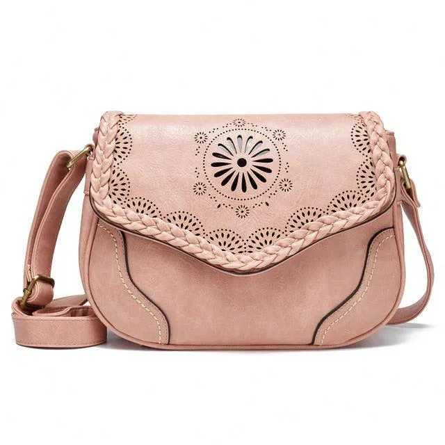 The MIRANDA Classic Floral Style Shoulder Bag