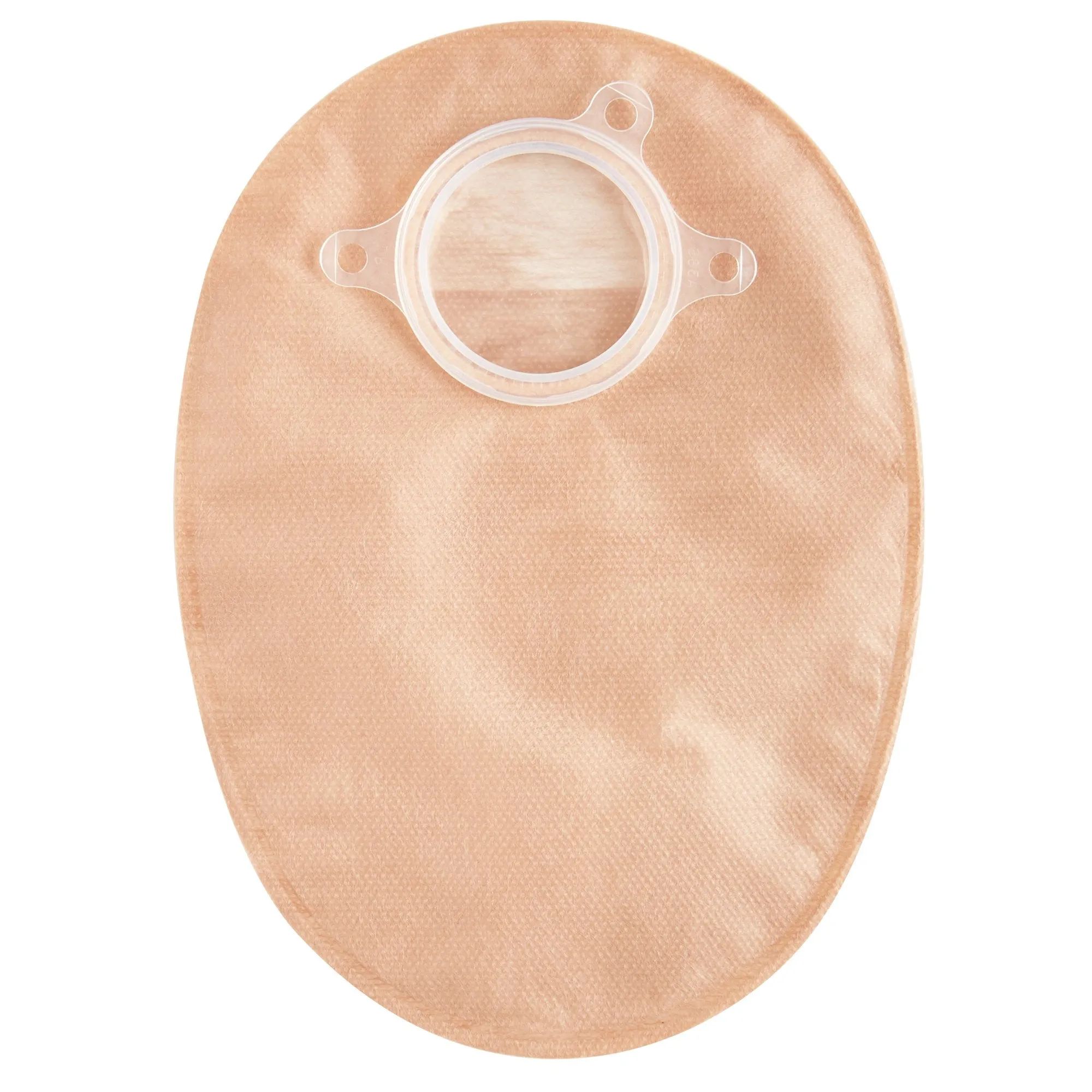 The Natura®   Two-Piece Closed End Beige Filtered Ostomy Pouch, 8 Inch Length, 2¼ Inch Flange