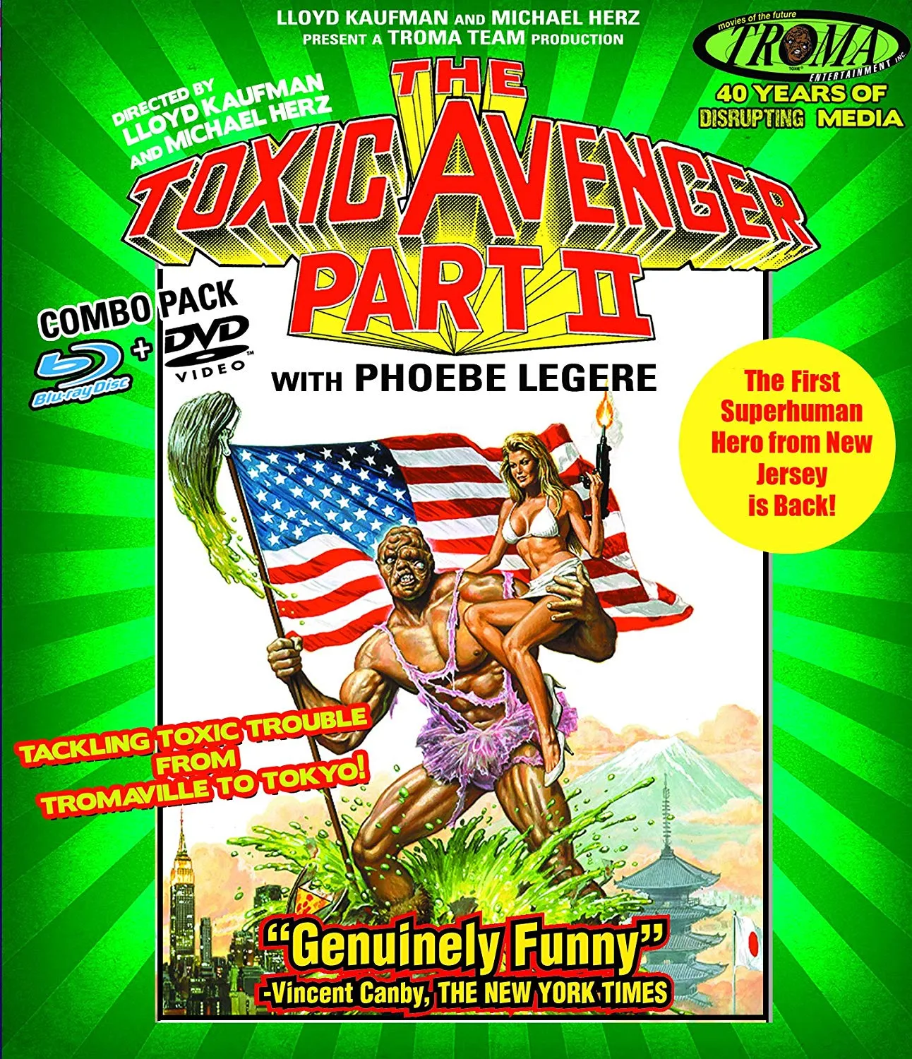 THE TOXIC AVENGER PART II BLU-RAY/DVD