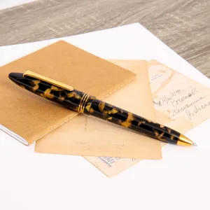 Tibaldi Bononia Black Gold Ballpoint Pen