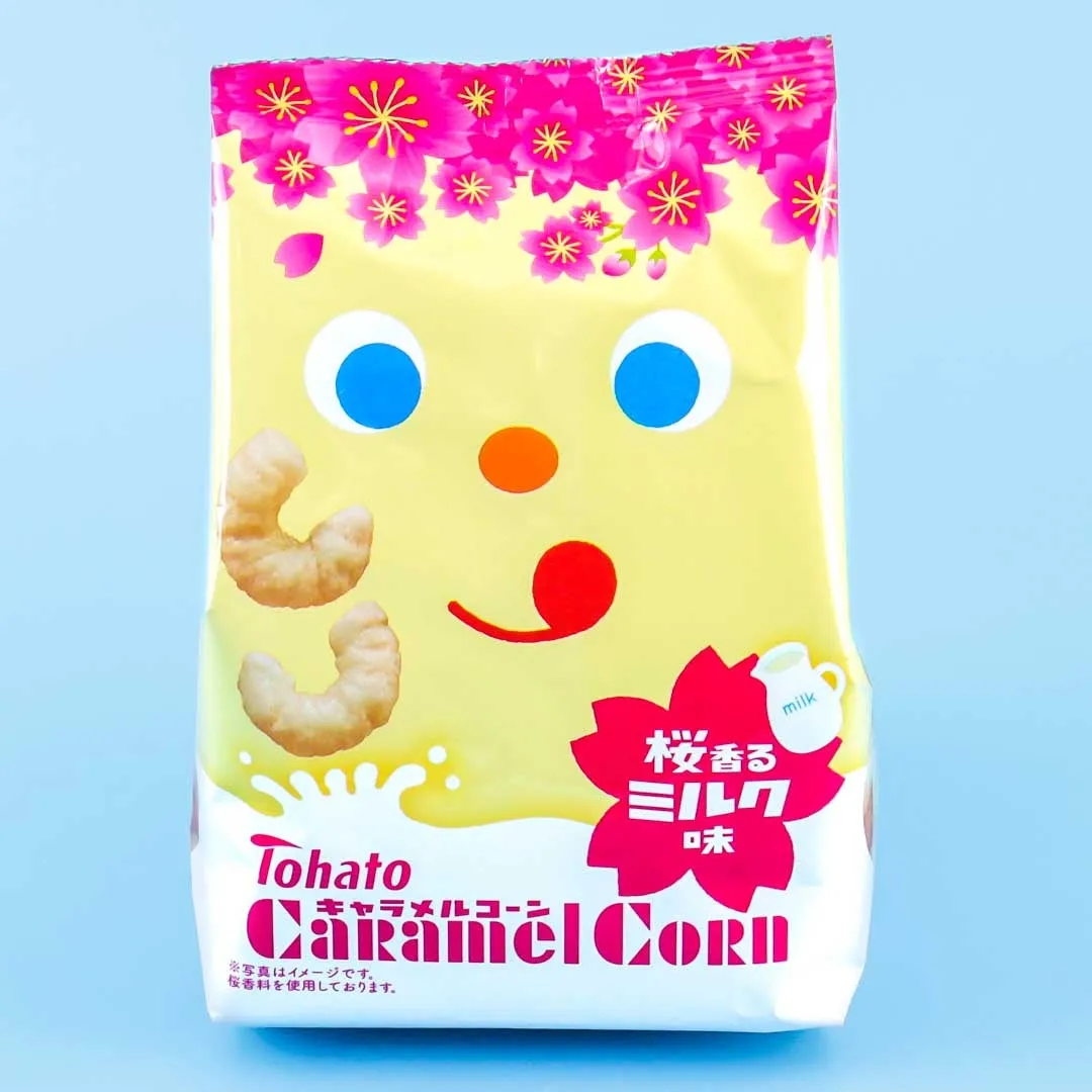 Tohato Caramel Corn - Sakura Milk