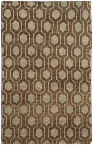 Tommy Bahama Maddox 56504 Brown / Blue Rug