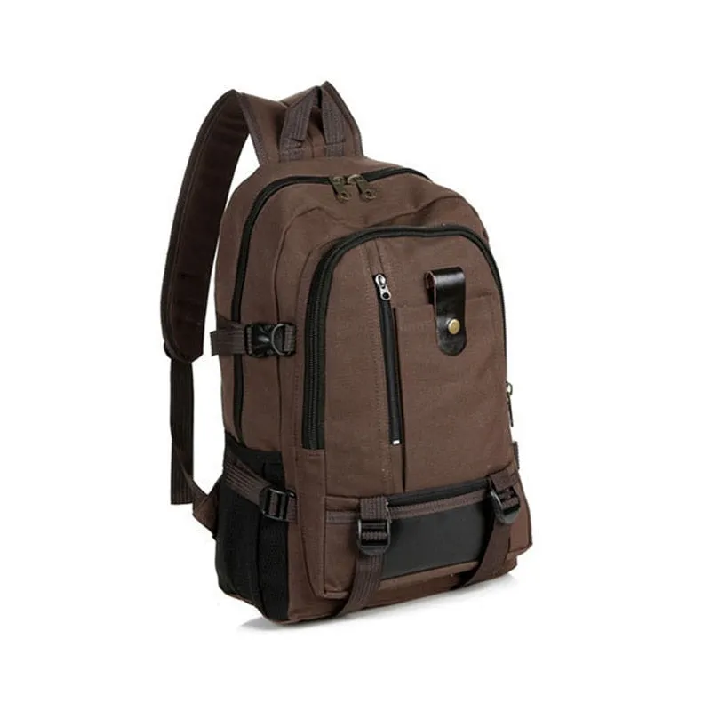 Travel Backpack Men Tactical Militari Mountaineering Bag Men Canvas Large Capacity Backpacks Outdoor Camping Bag Computer Bag