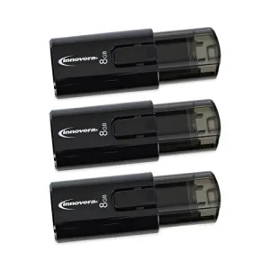 Usb 3.0 Flash Drive, 8 Gb, 3/pack