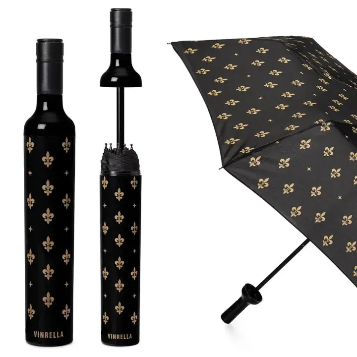 Vinrella Fleur De Lis Bottle Umbrella
